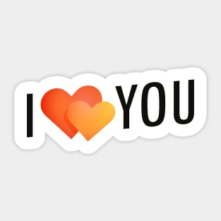 I Love You Sticker